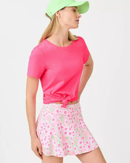 Lilly Pulitzer - UPF 50+ Luxletic Westley Active Tee - Cherry Blossom Pink