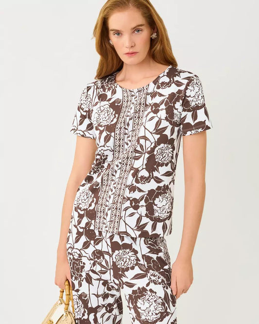 Lilly Pulitzer - UPF 50+ Demia Top - Resort White