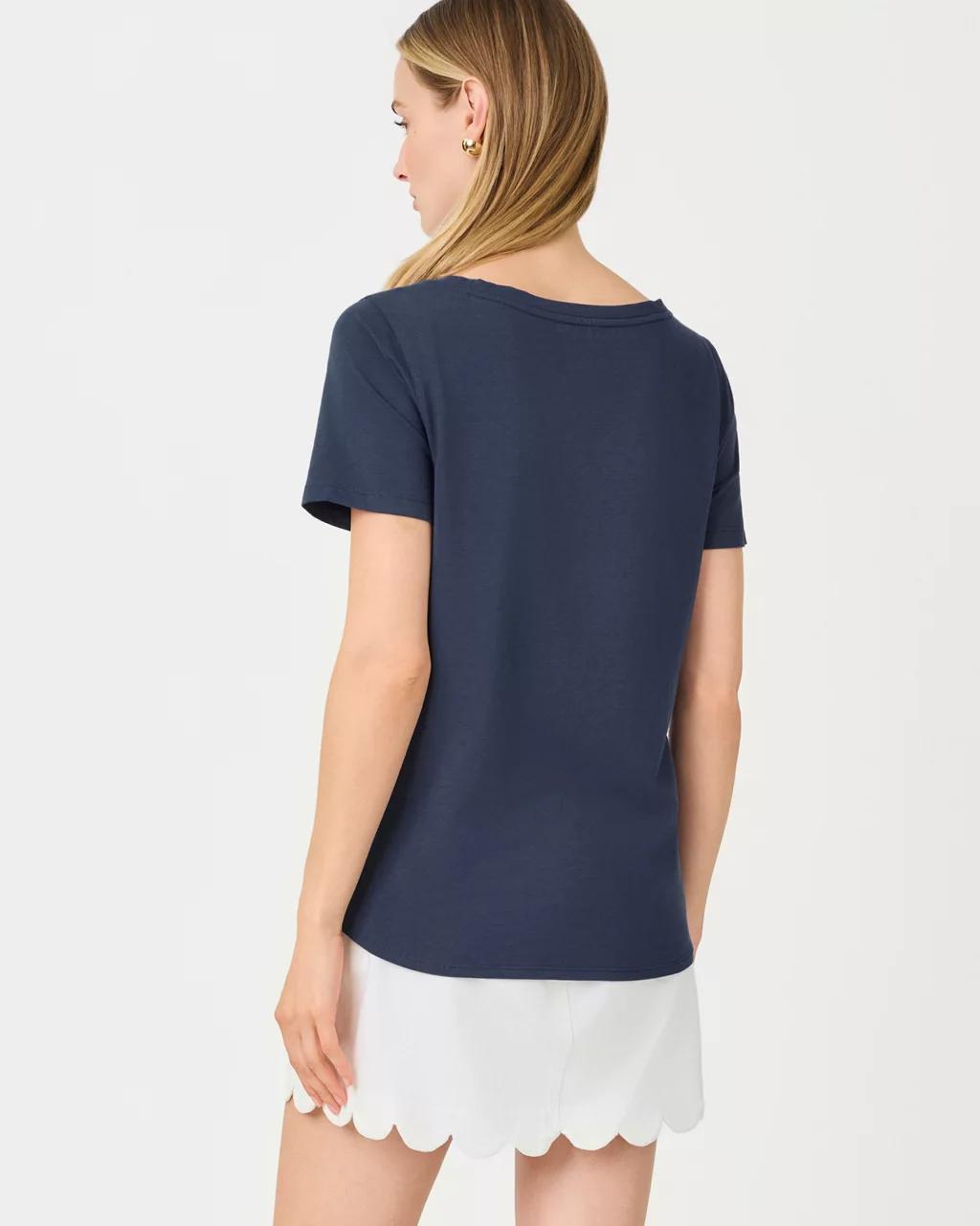 Lilly Pulitzer - Key West Top - Low Tide Navy