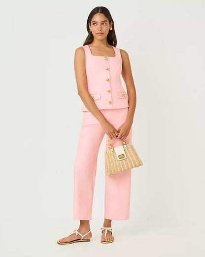 Lilly Pulitzer - Moira Sleeveless Top - Pink Muse