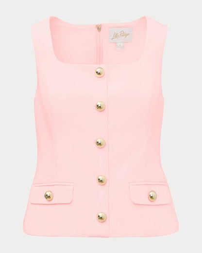 Lilly Pulitzer - Moira Sleeveless Top - Pink Muse