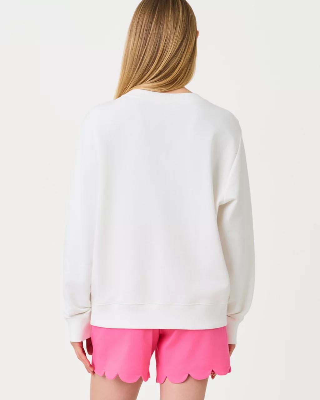 Lilly Pulitzer - Ballad Cotton Sweatshirt - Resort White
