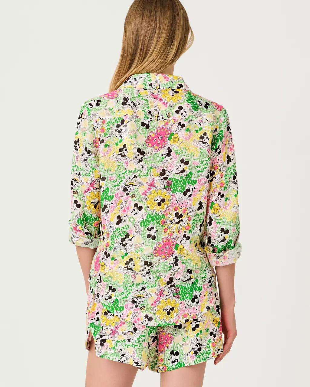 Lilly Pulitzer - Sea View Linen Button Down Shirt - Multi