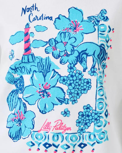 Lilly Pulitzer - Ballad Cotton Sweatshirt - Capri Blue