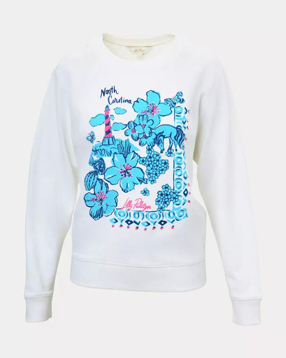 Lilly Pulitzer - Ballad Cotton Sweatshirt - Capri Blue