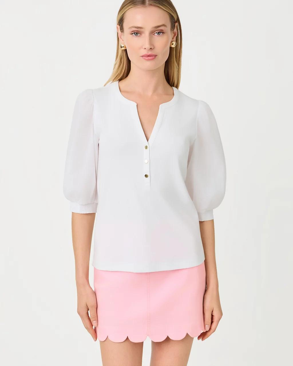 Lilly Pulitzer - Ronson Knit Top - Resort White