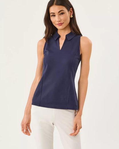 Lilly Pulitzer - UPF 50+ Luxletic Martina Polo - True Navy