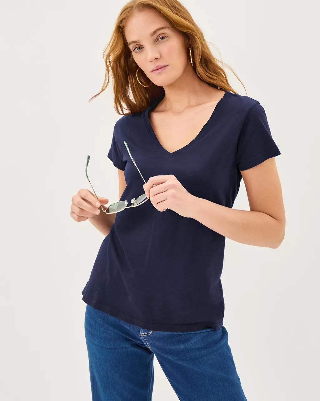 Lilly Pulitzer - Meredith Tee - True Navy