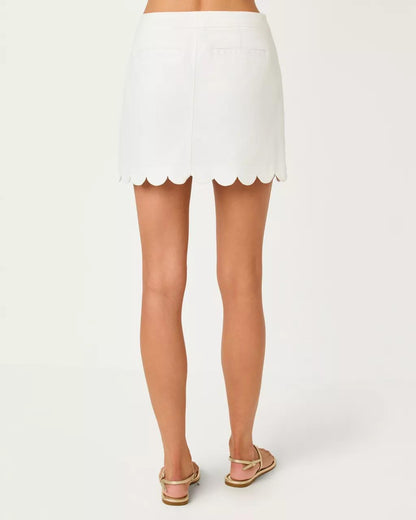 Lilly Pulitzer - Colette Denim Skort - Resort White