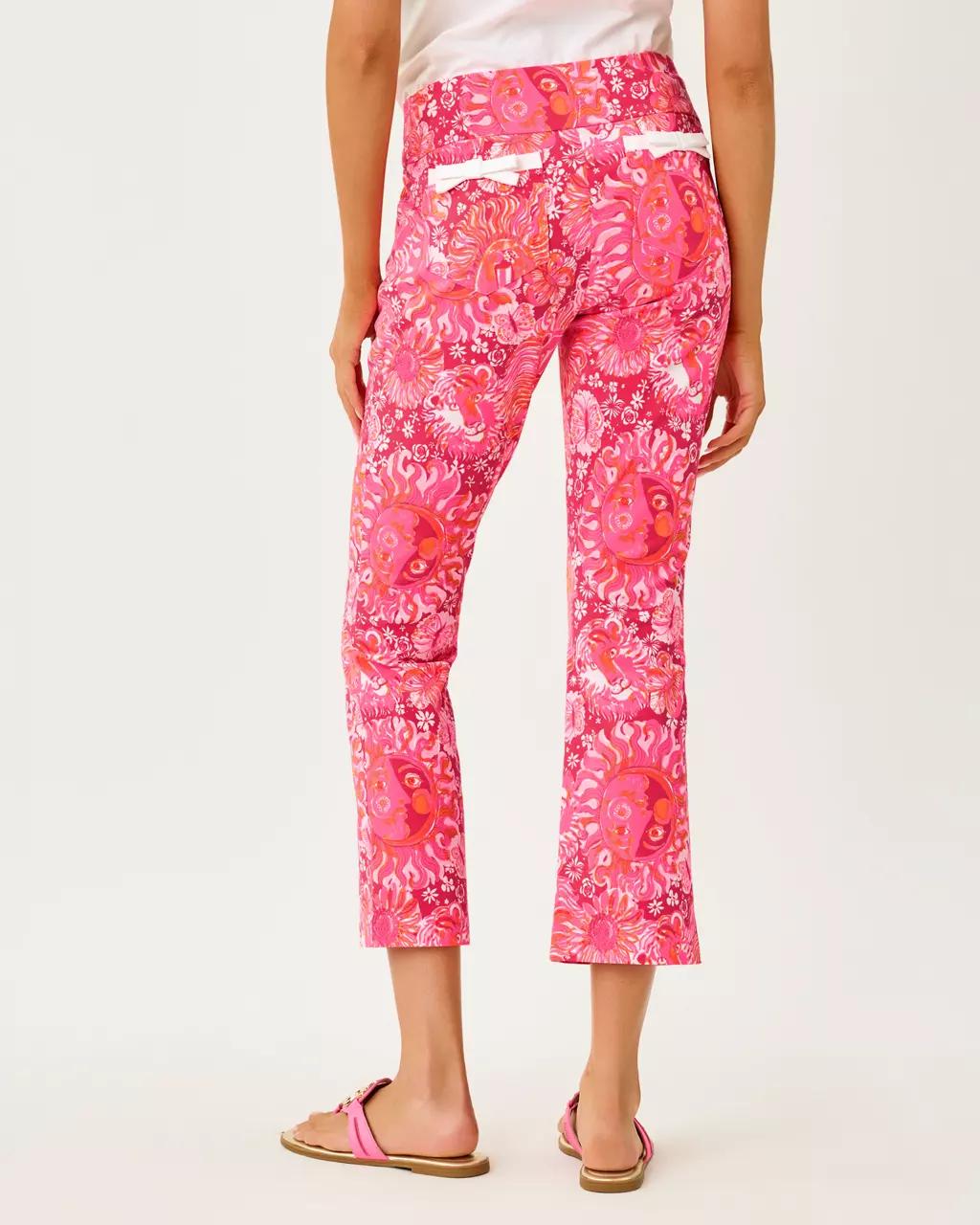 Lilly Pulitzer - UPF 50+ Luxletic 28" Corso Kick Flare Pant - Paradise Punch