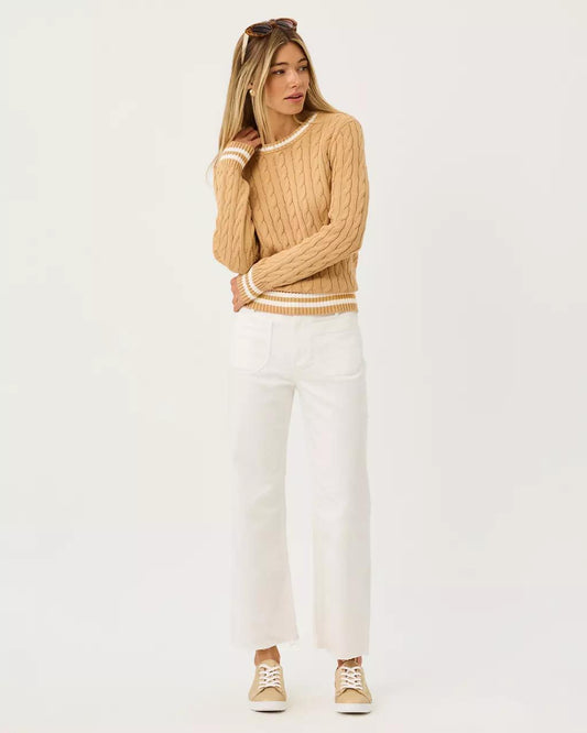 Lilly Pulitzer - 27" Harleen High Rise Crop Jean - Resort White