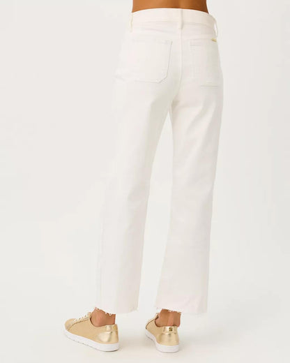 Lilly Pulitzer - 27" Harleen High Rise Crop Jean - Resort White