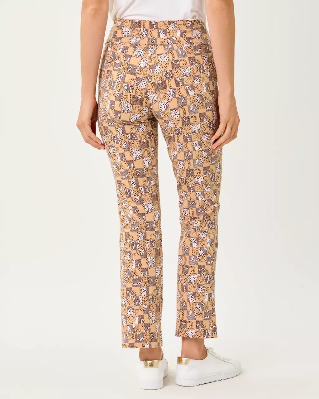 Lilly Pulitzer - UPF 50+ Luxletic 28" Corso Kick Flare Pant - Iced Latte