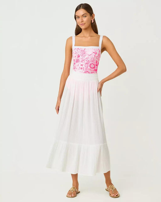 Lilly Pulitzer - Enzo Maxi Skirt Cover-Up - Resort White