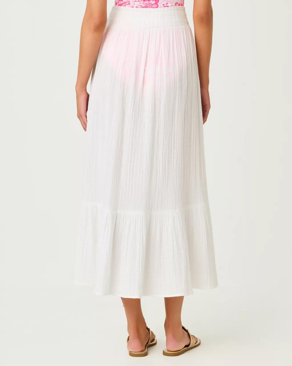 Lilly Pulitzer - Enzo Maxi Skirt Cover-Up - Resort White