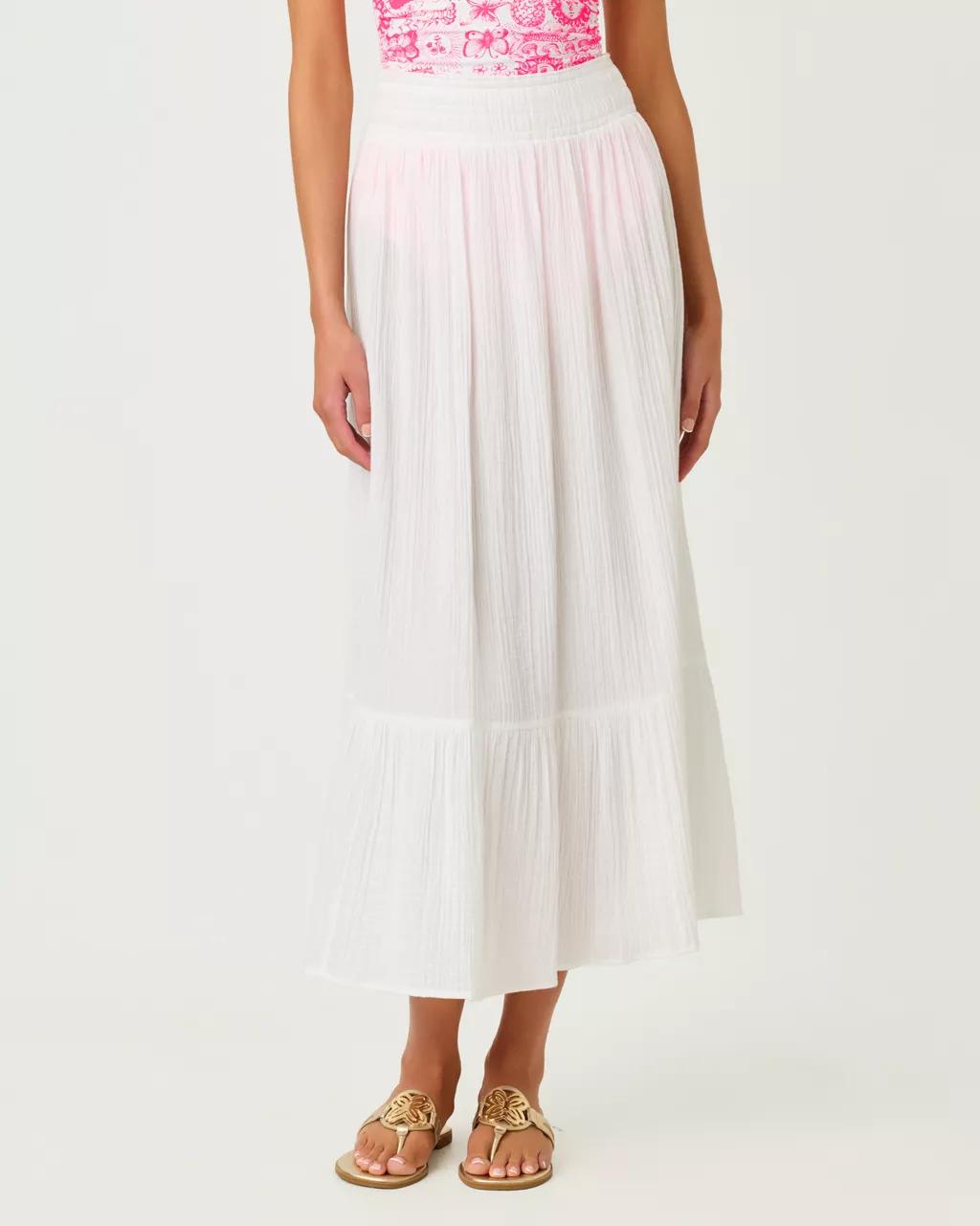 Lilly Pulitzer - Enzo Maxi Skirt Cover-Up - Resort White