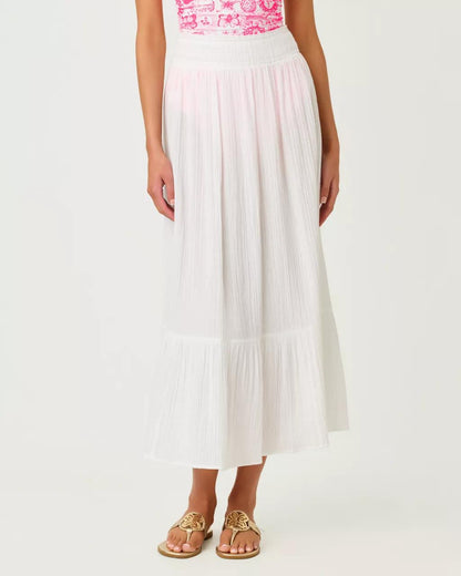 Lilly Pulitzer - Enzo Maxi Skirt Cover-Up - Resort White