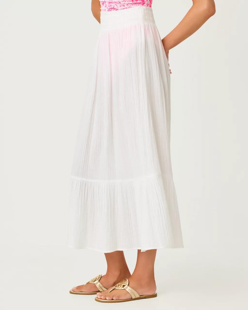 Lilly Pulitzer - Enzo Maxi Skirt Cover-Up - Resort White