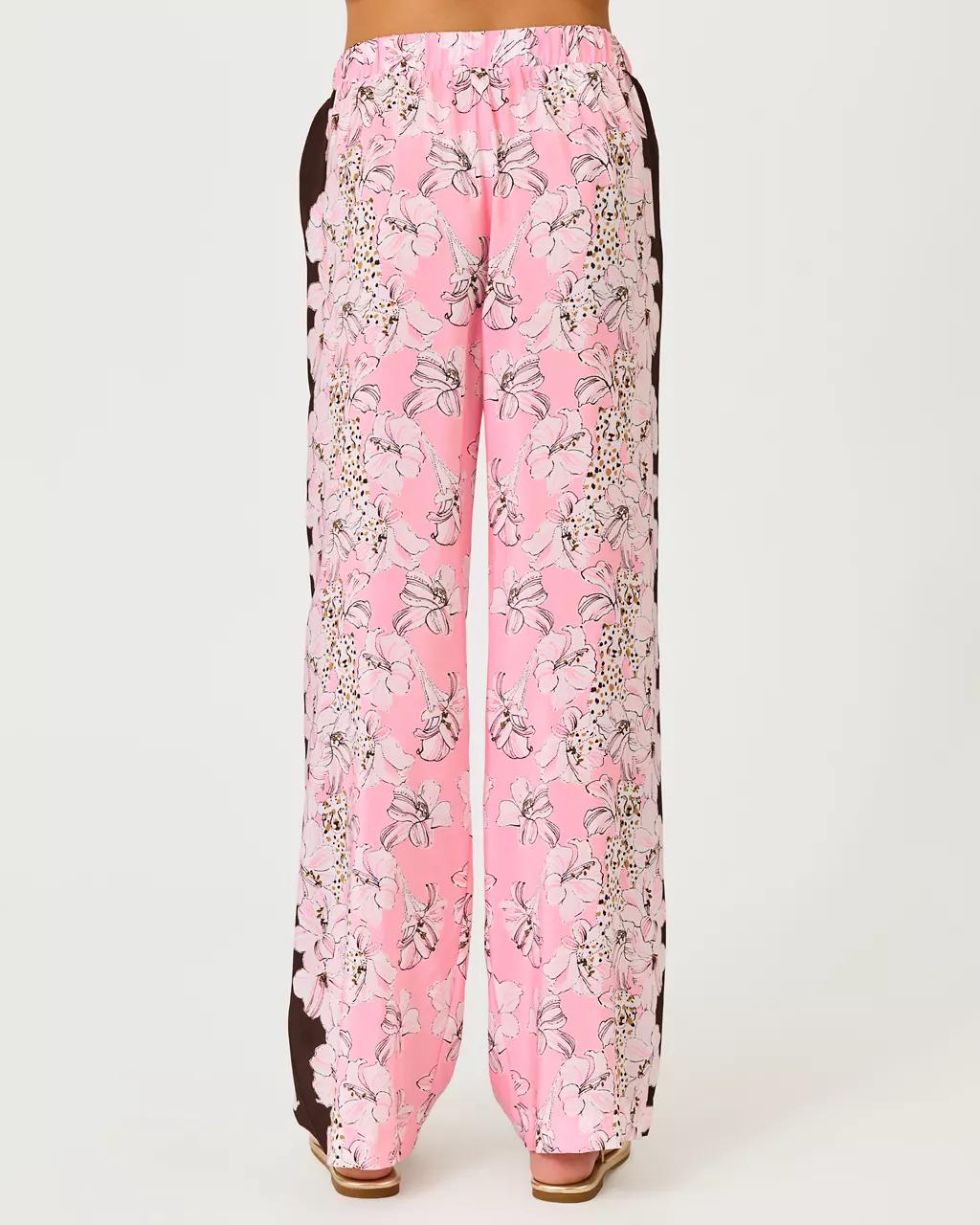 Lilly Pulitzer - 32" Vianna Silk Palazzo Pant - Coco Beach