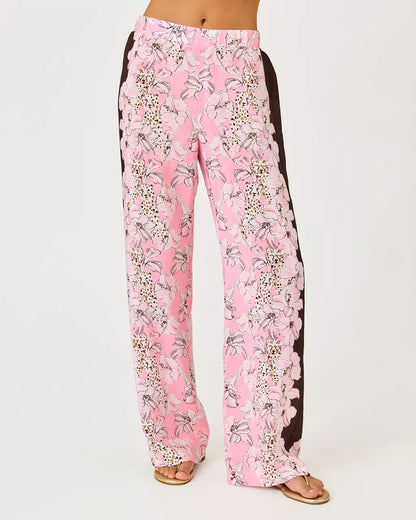 Lilly Pulitzer - 32" Vianna Silk Palazzo Pant - Coco Beach