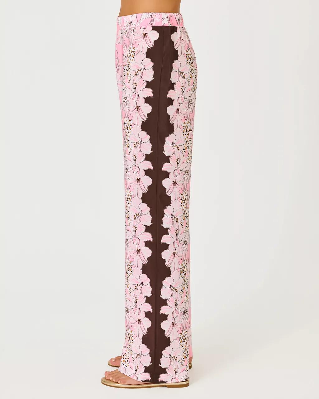 Lilly Pulitzer - 32" Vianna Silk Palazzo Pant - Coco Beach