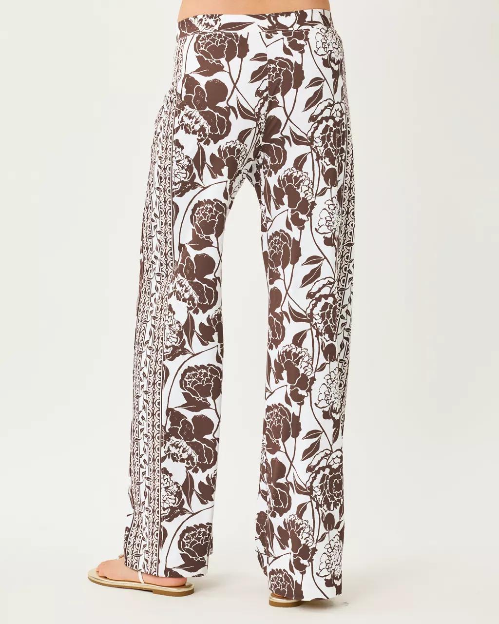 Lilly Pulitzer - UPF 50+ 32" Demia High Rise Palazzo Pant - Resort White