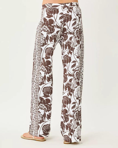 Lilly Pulitzer - UPF 50+ 32" Demia High Rise Palazzo Pant - Resort White