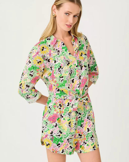 Lilly Pulitzer - 3" Elodey High Rise Linen Short - Multi