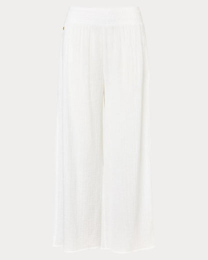 Lilly Pulitzer - 30" Enzo Cotton Cover-Up Pant - Resort White