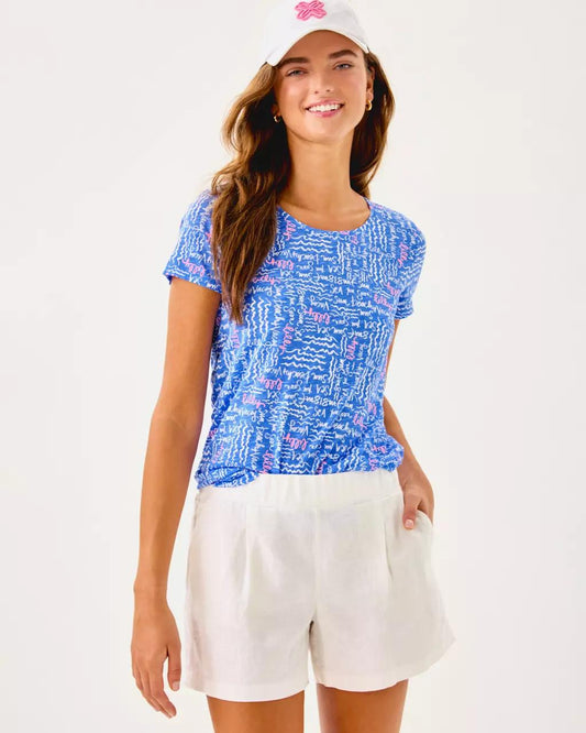 Lilly Pulitzer - 4" Captina Linen Short - Resort White