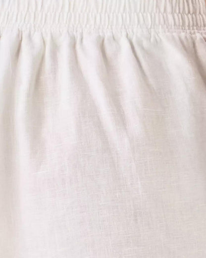 Lilly Pulitzer - 4" Captina Linen Short - Resort White