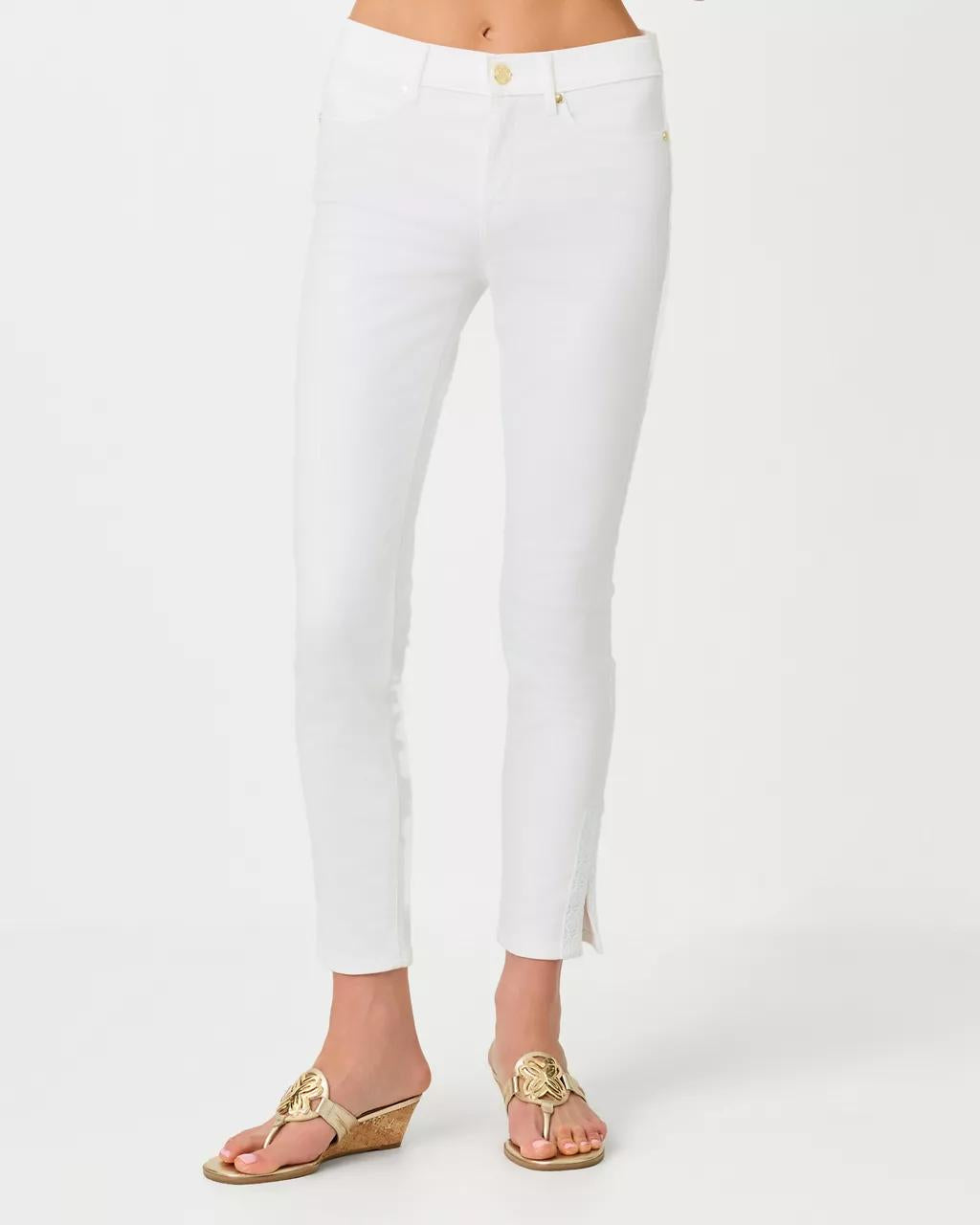 Lilly Pulitzer - 29" South Ocean High Rise Skinny Jean - Resort White