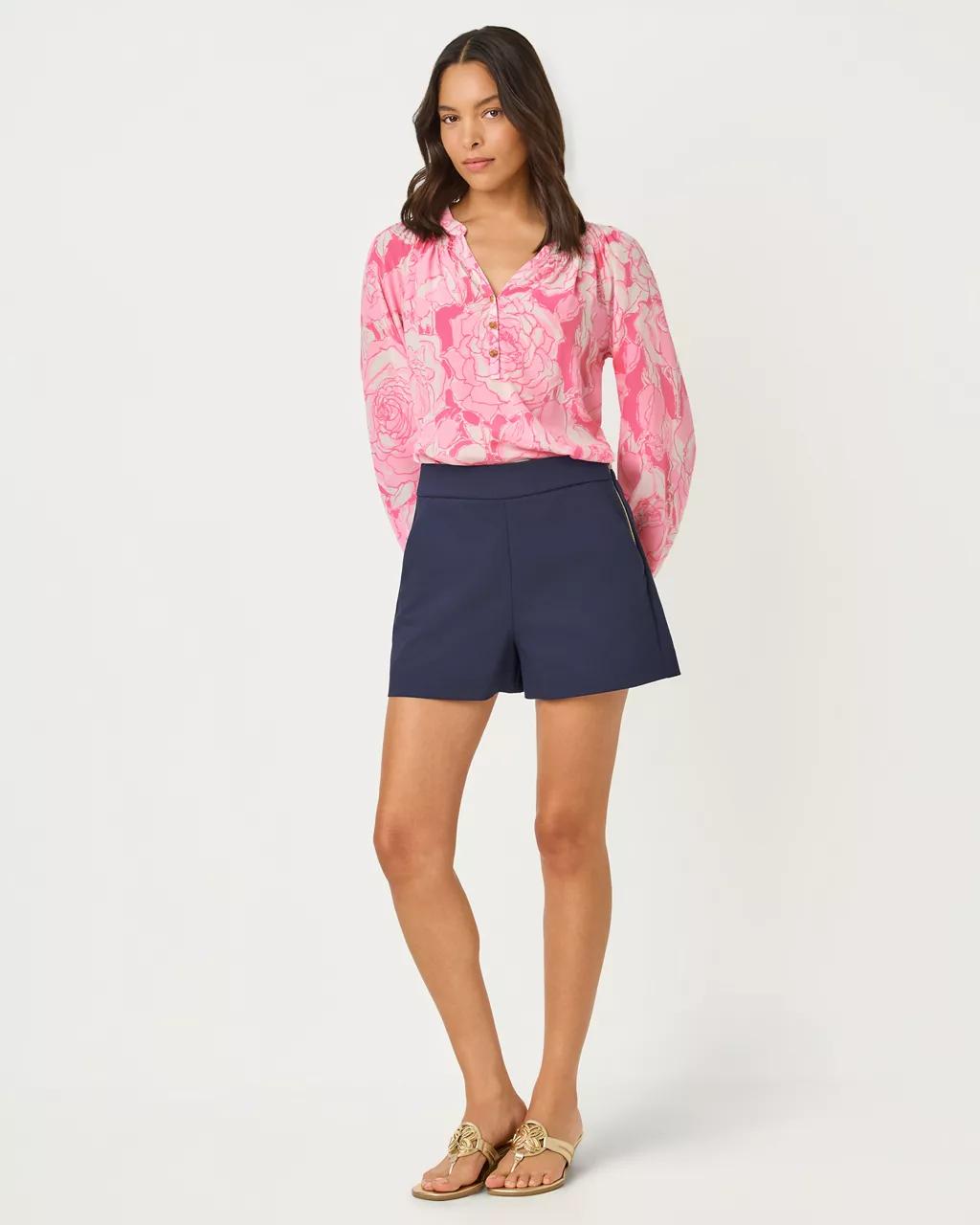 Lilly Pulitzer - 3" Sarissa Stretch Short - True Navy