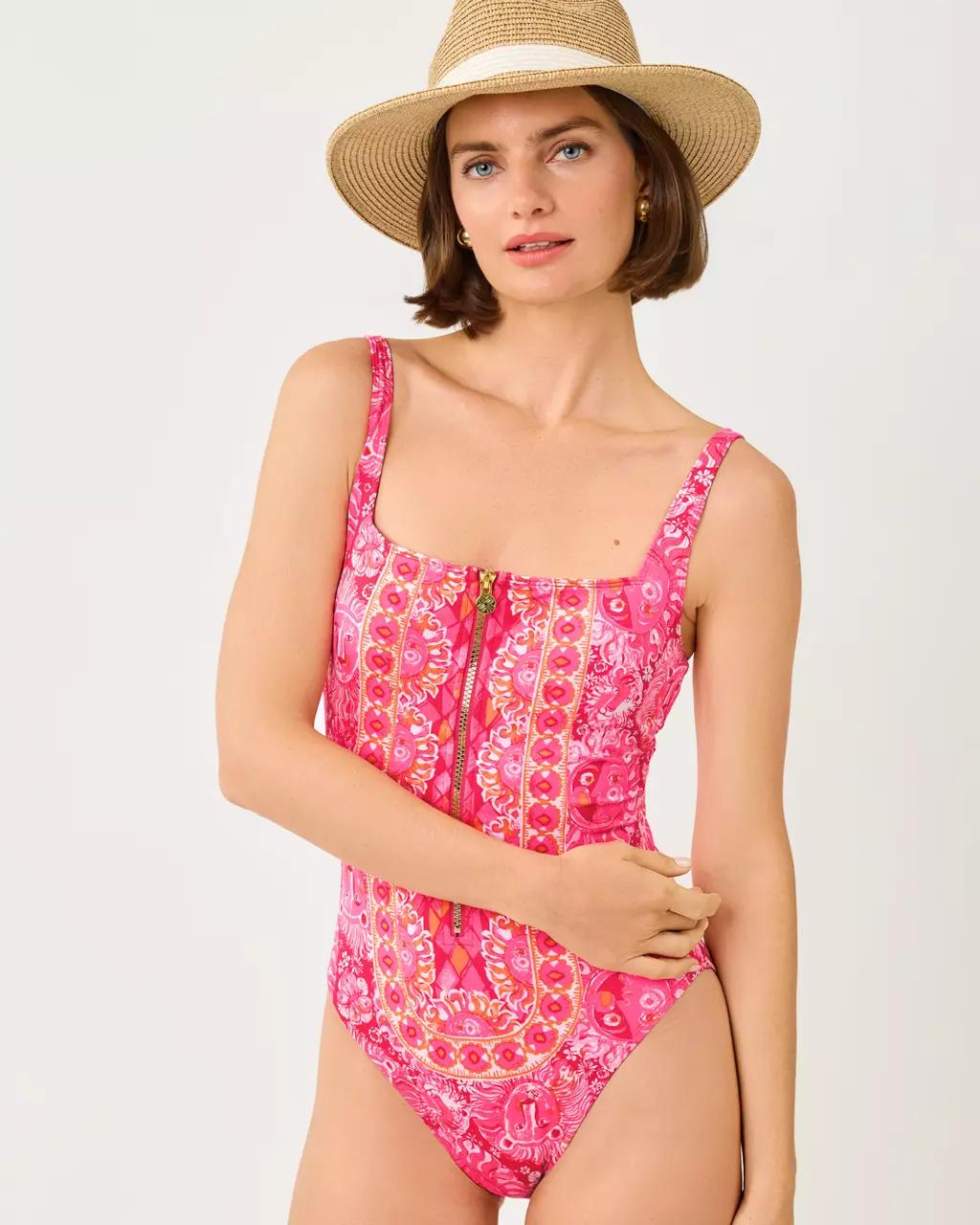 Lilly Pulitzer - Emil One-Piece Swimsuit - Paradise Punch