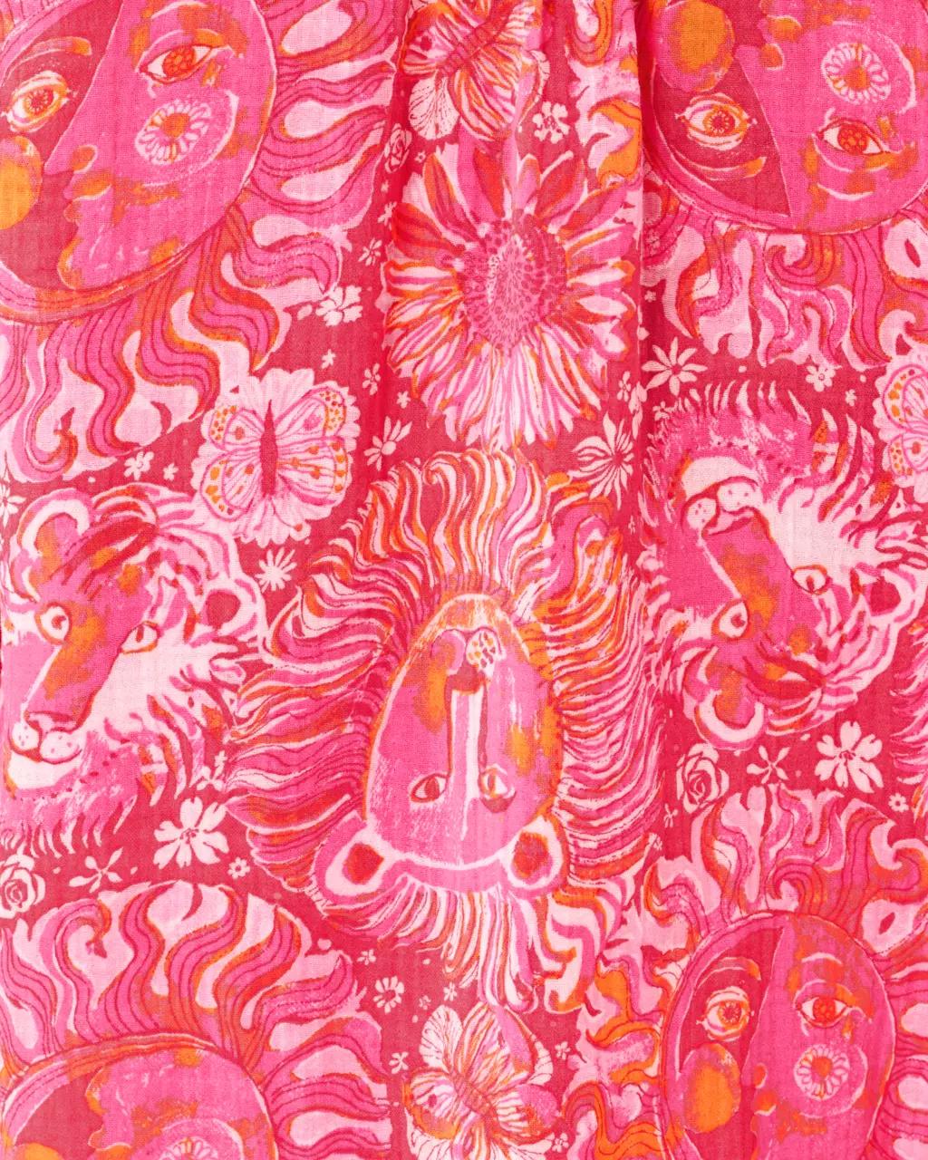 Lilly Pulitzer - Kwitney Long Sleeve Cotton Cover-Up - Paradise Punch
