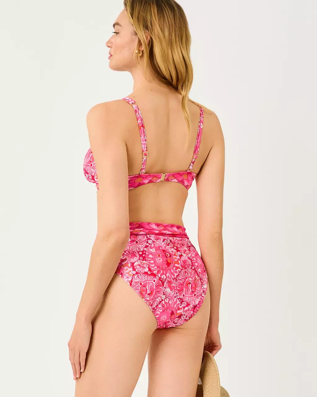 Lilly Pulitzer - Lyall High Waisted Bikini Bottom - Paradise Punch