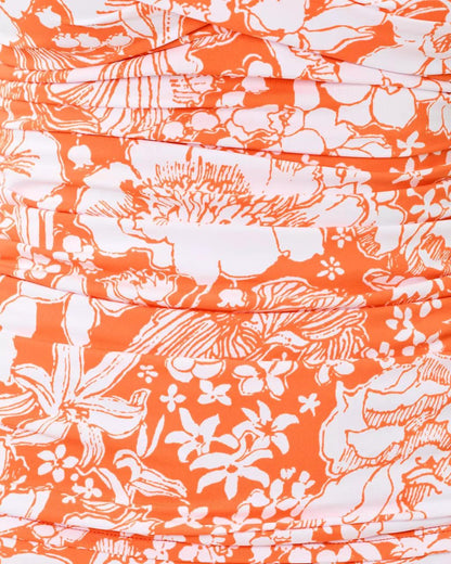 Lilly Pulitzer - Flamenco Tankini Top - Sunset Orange