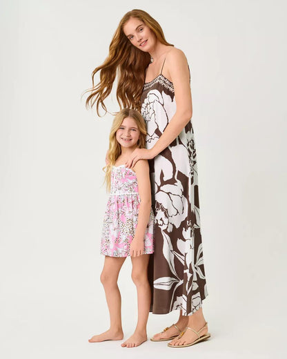 Lilly Pulitzer - Girls Mini Haylan Dress - Conch Shell Pink
