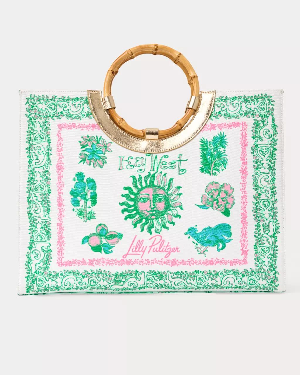 Lilly Pulitzer - Oasis Canvas Tote - Resort White