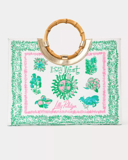Lilly Pulitzer - Oasis Canvas Tote - Resort White