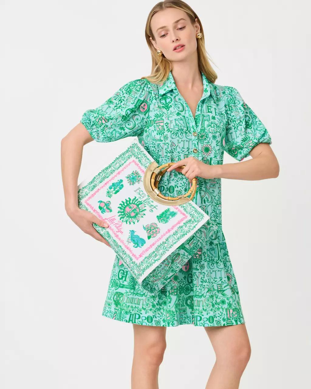 Lilly Pulitzer - Oasis Canvas Tote - Resort White