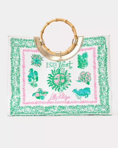 Lilly Pulitzer - Oasis Canvas Tote - Resort White