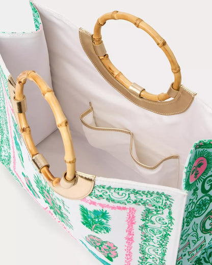 Lilly Pulitzer - Oasis Canvas Tote - Resort White
