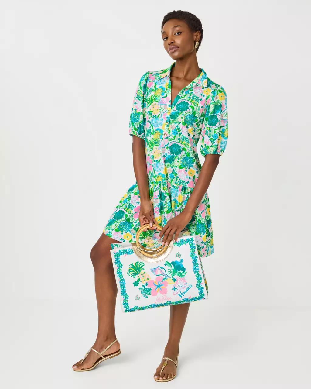 Lilly Pulitzer - Oasis Canvas Tote - Multi