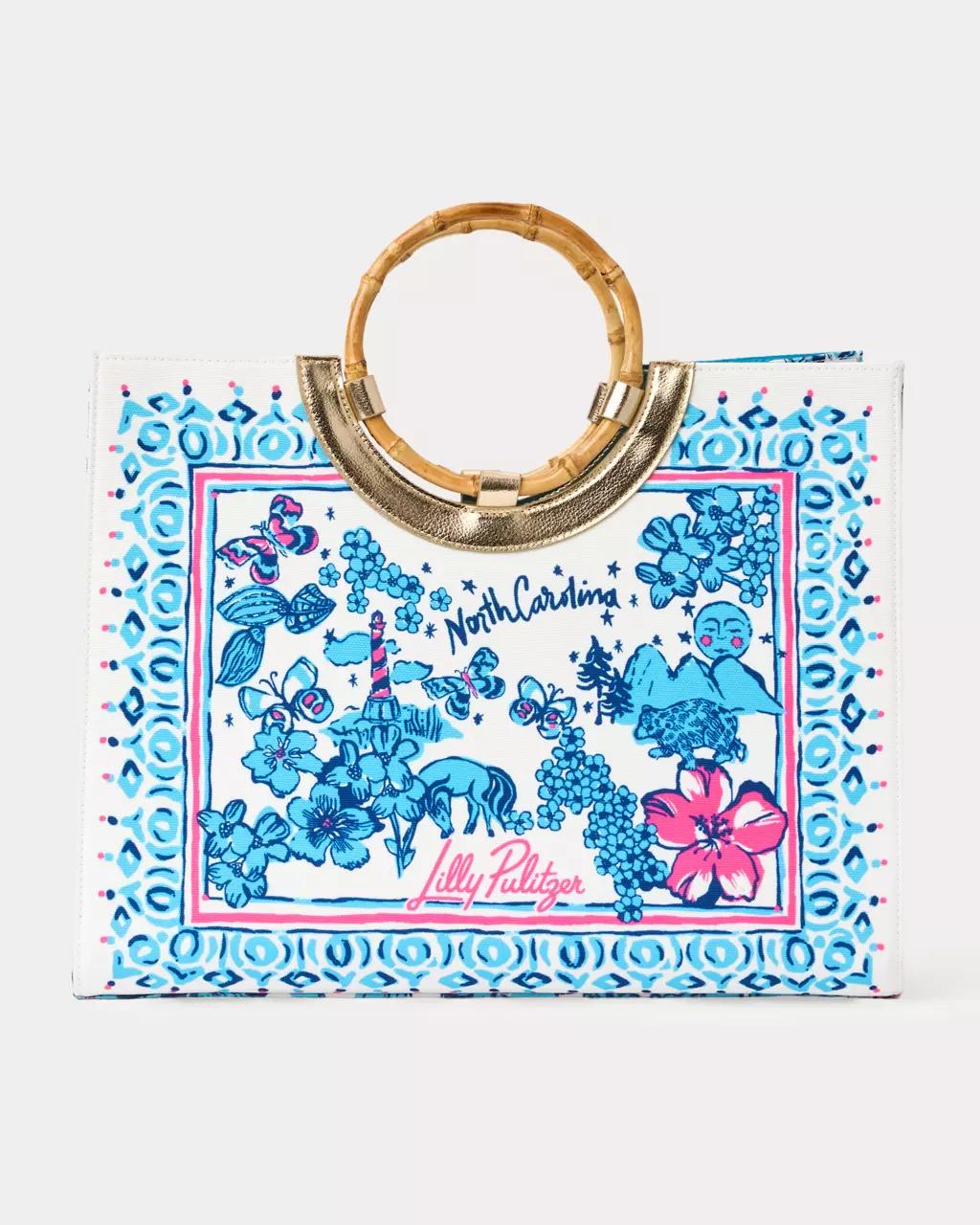 Lilly Pulitzer - Oasis Canvas Tote - Capri Blue