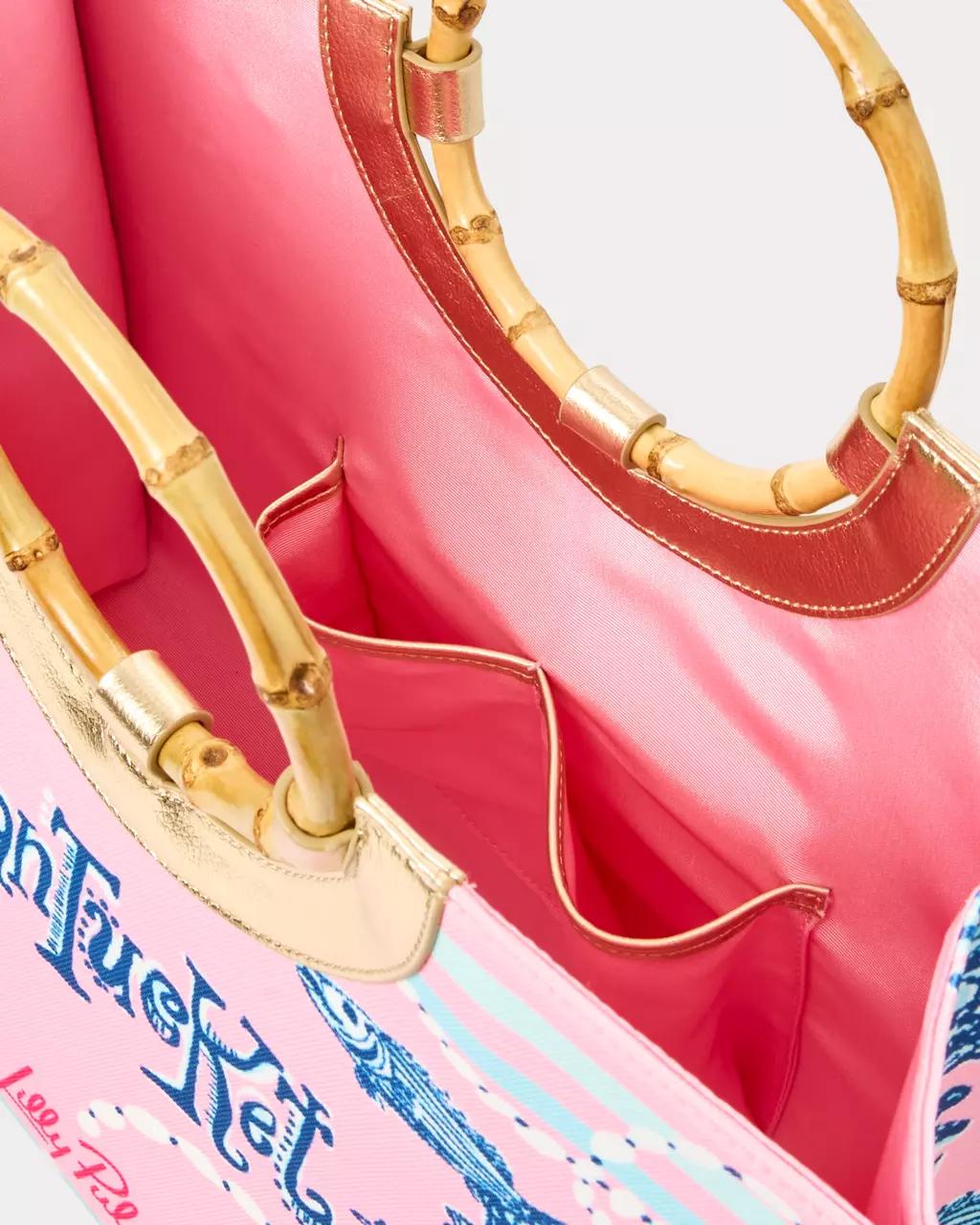 Lilly Pulitzer - Oasis Canvas Tote - Conch Shell Pink