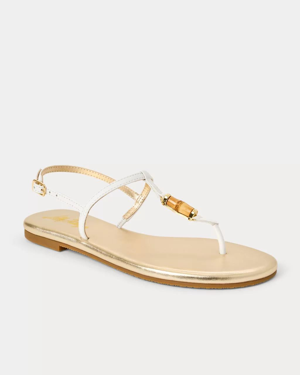 Lilly Pulitzer - Leena Sandal - Resort White