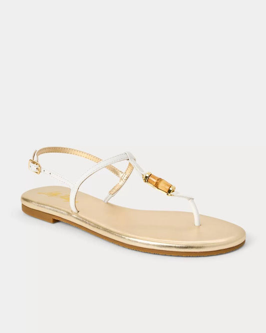 Lilly Pulitzer - Leena Sandal - Resort White