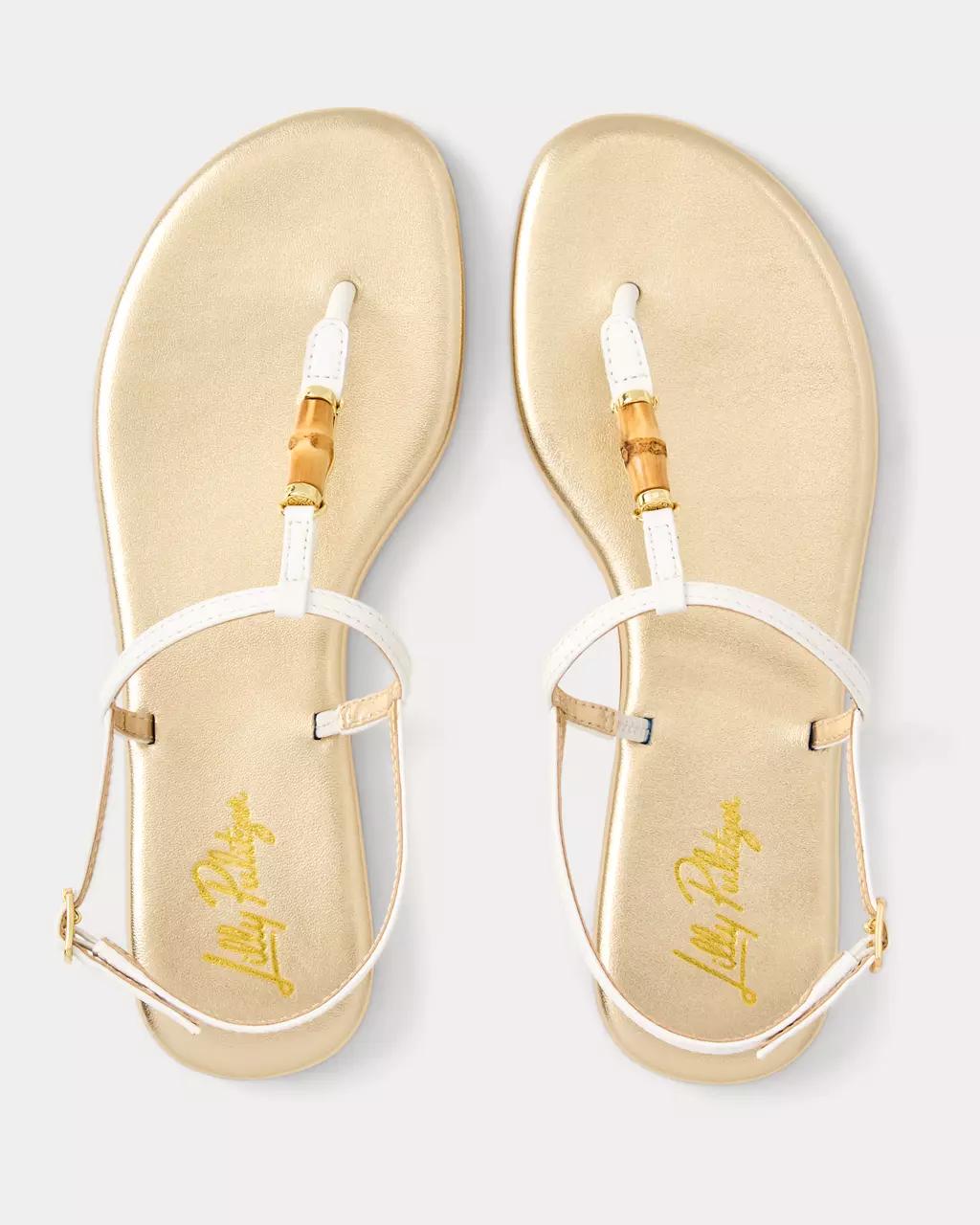 Lilly Pulitzer - Leena Sandal - Resort White