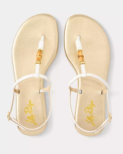 Lilly Pulitzer - Leena Sandal - Resort White